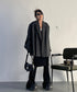 Striped Buttonless Jacket